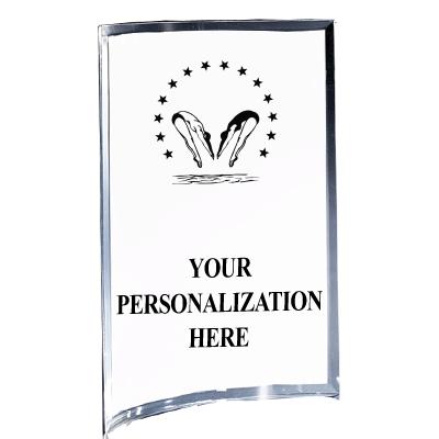 5"X7" YOUR LOGO CURVA ACRYLIC