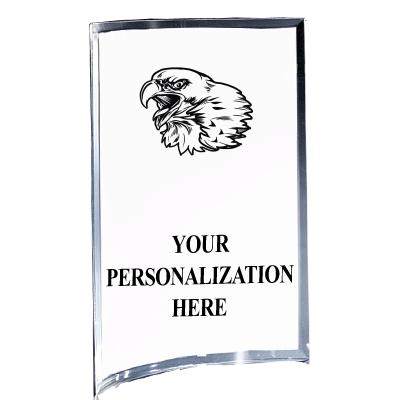 5"X7" YOUR LOGO CURVA ACRYLIC