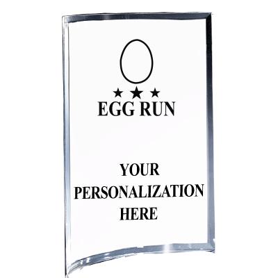 5"X7" YOUR LOGO CURVA ACRYLIC