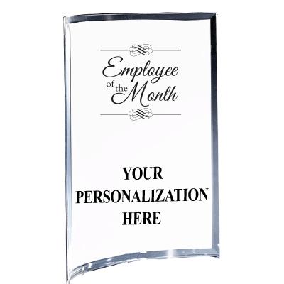 5"X7" YOUR LOGO CURVA ACRYLIC