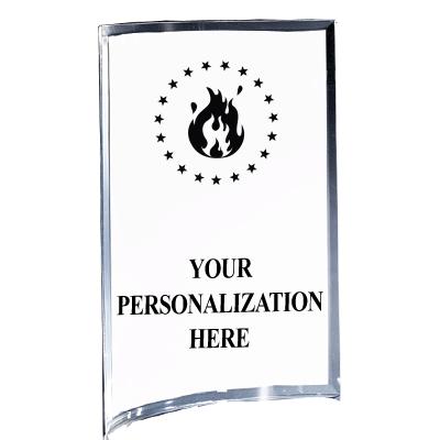 5"X7" YOUR LOGO CURVA ACRYLIC