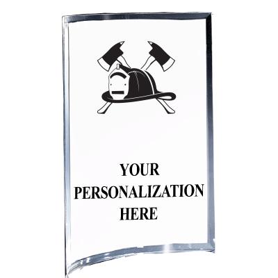 5"X7" YOUR LOGO CURVA ACRYLIC