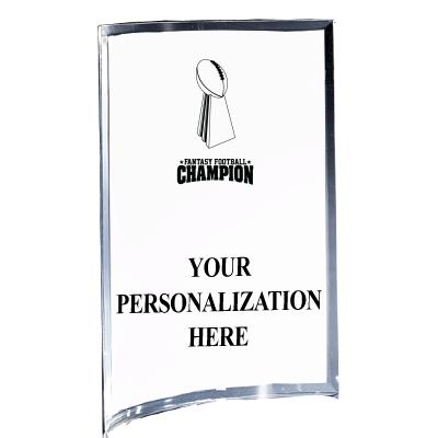 5"X7" YOUR LOGO CURVA ACRYLIC