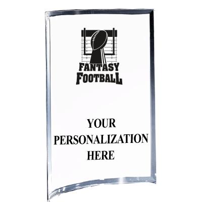 5"X7" YOUR LOGO CURVA ACRYLIC