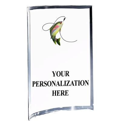 5"X7" YOUR LOGO CURVA ACRYLIC