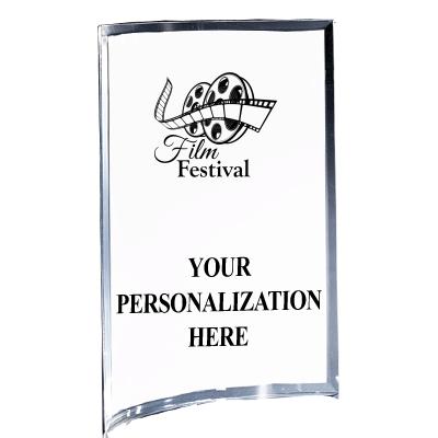 5"X7" YOUR LOGO CURVA ACRYLIC