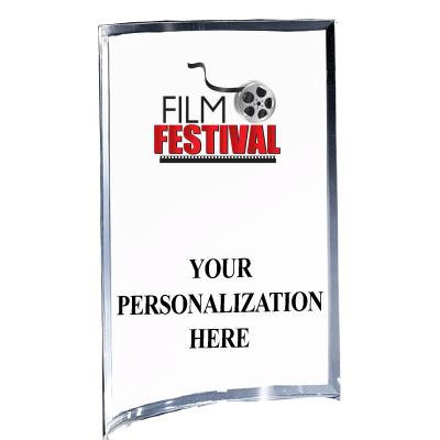 5"X7" YOUR LOGO CURVA ACRYLIC