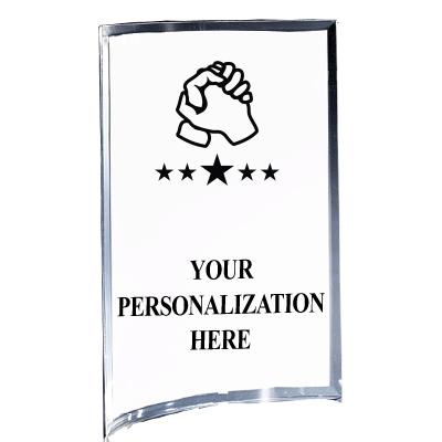 5"X7" YOUR LOGO CURVA ACRYLIC