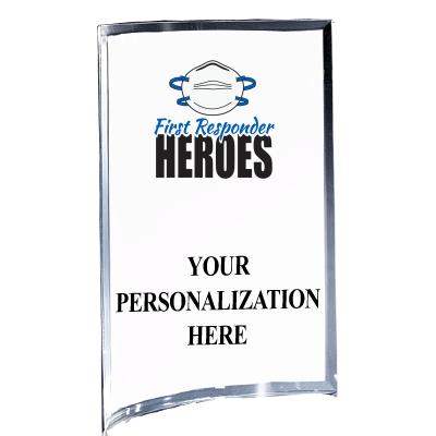 5"X7" YOUR LOGO CURVA ACRYLIC