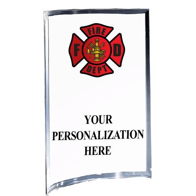 5"X7" YOUR LOGO CURVA ACRYLIC