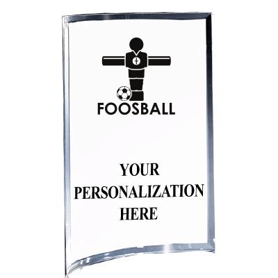 5"X7" YOUR LOGO CURVA ACRYLIC