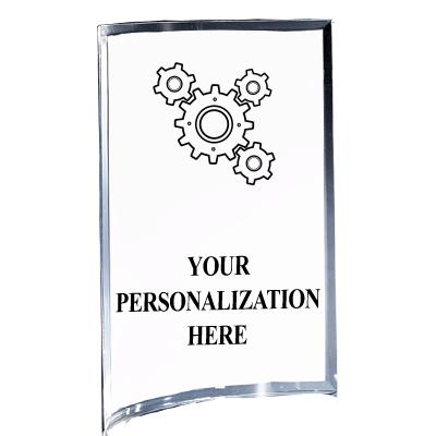 5"X7" YOUR LOGO CURVA ACRYLIC