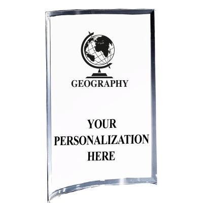5"X7" YOUR LOGO CURVA ACRYLIC