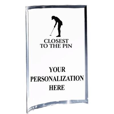 5"X7" YOUR LOGO CURVA ACRYLIC