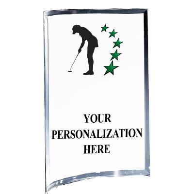 5"X7" YOUR LOGO CURVA ACRYLIC