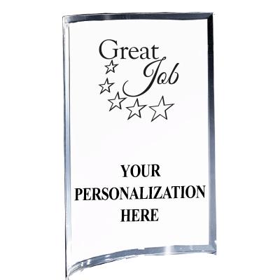 5"X7" YOUR LOGO CURVA ACRYLIC