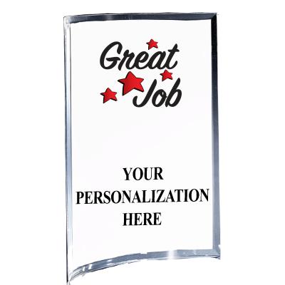 5"X7" YOUR LOGO CURVA ACRYLIC