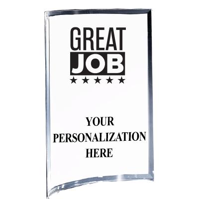 5"X7" YOUR LOGO CURVA ACRYLIC