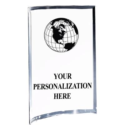 5"X7" YOUR LOGO CURVA ACRYLIC