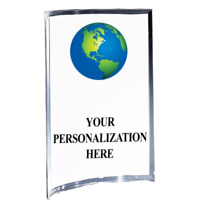 5"X7" YOUR LOGO CURVA ACRYLIC