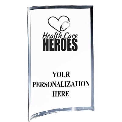 5"X7" YOUR LOGO CURVA ACRYLIC