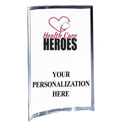 5"X7" YOUR LOGO CURVA ACRYLIC