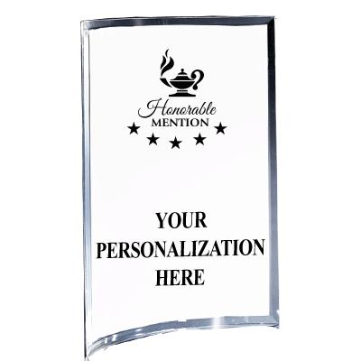 5"X7" YOUR LOGO CURVA ACRYLIC