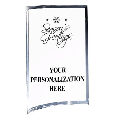 5"X7" YOUR LOGO CURVA ACRYLIC