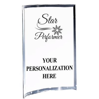 5"X7" YOUR LOGO CURVA ACRYLIC