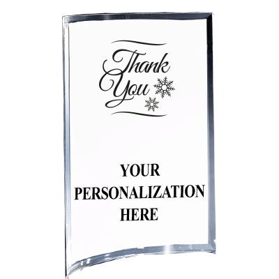 5"X7" YOUR LOGO CURVA ACRYLIC