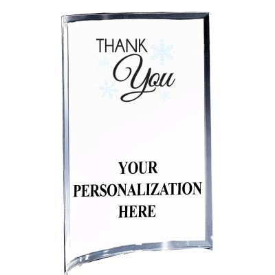 5"X7" YOUR LOGO CURVA ACRYLIC