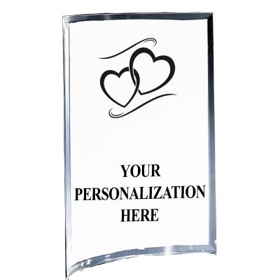 5"X7" YOUR LOGO CURVA ACRYLIC