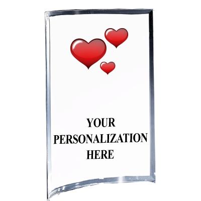 5"X7" YOUR LOGO CURVA ACRYLIC