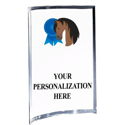 5"X7" YOUR LOGO CURVA ACRYLIC