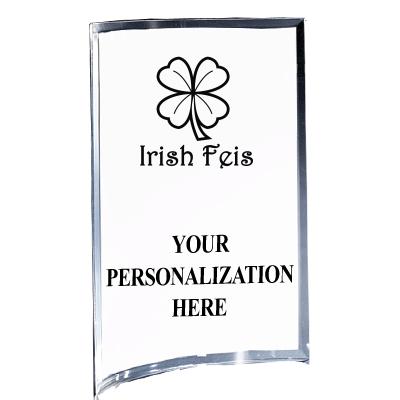 5"X7" YOUR LOGO CURVA ACRYLIC