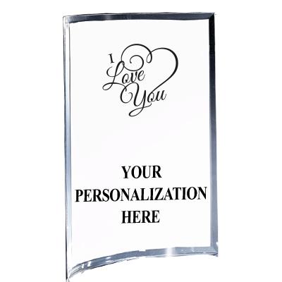 5"X7" YOUR LOGO CURVA ACRYLIC