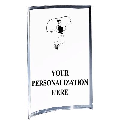 5"X7" YOUR LOGO CURVA ACRYLIC