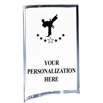 5"X7" YOUR LOGO CURVA ACRYLIC