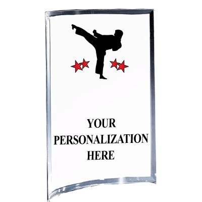 5"X7" YOUR LOGO CURVA ACRYLIC