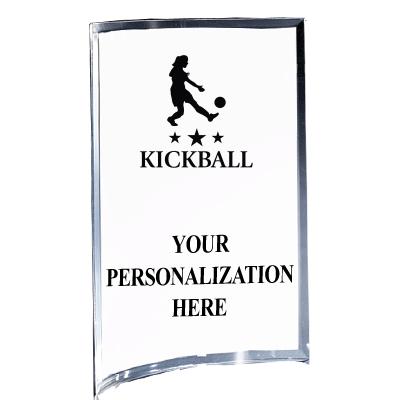 5"X7" YOUR LOGO CURVA ACRYLIC