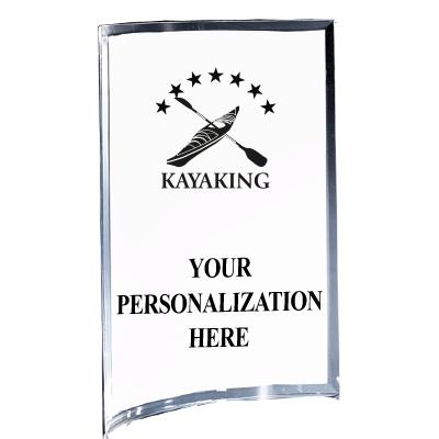 5"X7" YOUR LOGO CURVA ACRYLIC