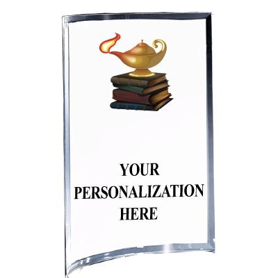 5"X7" YOUR LOGO CURVA ACRYLIC