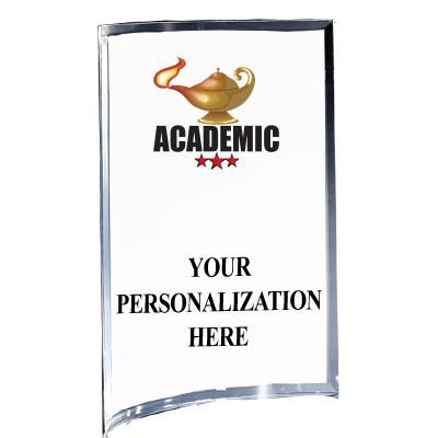 5"X7" YOUR LOGO CURVA ACRYLIC