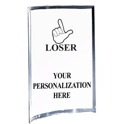 5"X7" YOUR LOGO CURVA ACRYLIC