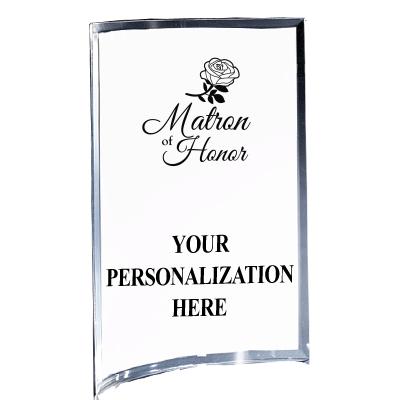 5"X7" YOUR LOGO CURVA ACRYLIC