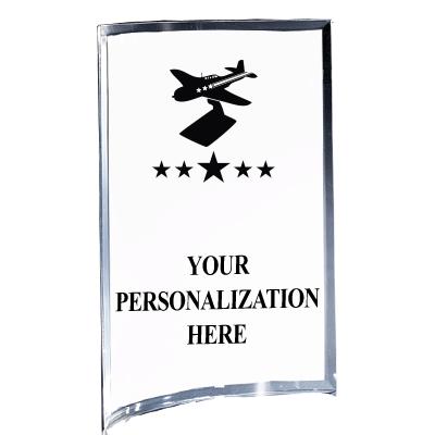 5"X7" YOUR LOGO CURVA ACRYLIC