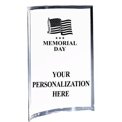 5"X7" YOUR LOGO CURVA ACRYLIC