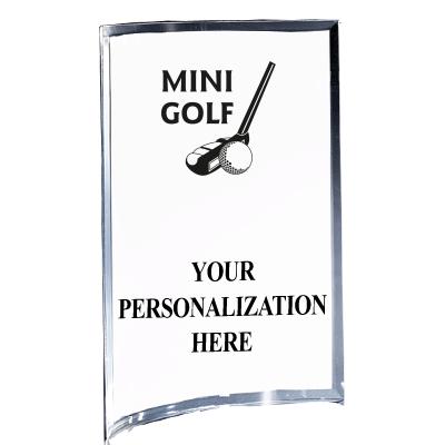 5"X7" YOUR LOGO CURVA ACRYLIC