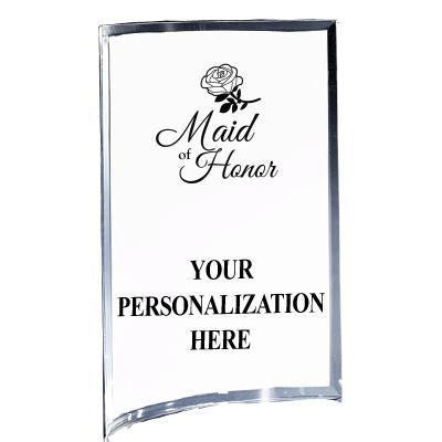 5"X7" YOUR LOGO CURVA ACRYLIC