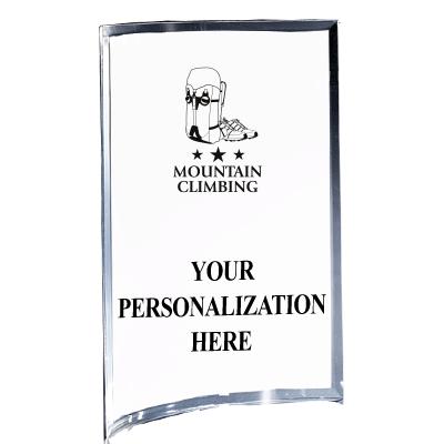 5"X7" YOUR LOGO CURVA ACRYLIC